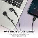 PROMATE In-Ear USB-C Earphones With In-Line Microphone & Volume - Office Connect 2018