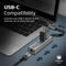 PROMATE Multi-Port Hub With Ethernet Port & USB-C Connector. - Office Connect 2018