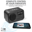 PROMATE Wireless Retro Speaker With Qi Wireless Charger & LED Alarm - Office Connect 2018