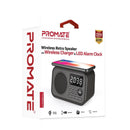 PROMATE Wireless Retro Speaker With Qi Wireless Charger & LED Alarm - Office Connect 2018