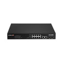 EDIMAX 8-Port Surveillance Long Range Gigabit PoE+ Web Smart Switch - Office Connect 2018