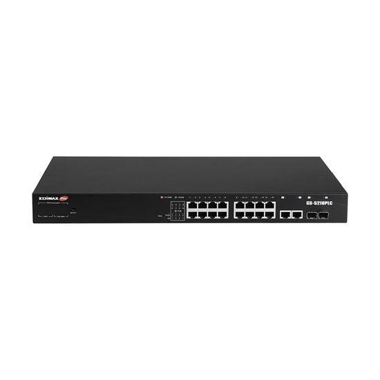 EDIMAX 16-Port Surveillance Long Range Gigabit PoE+ Web Smart Switch - Office Connect 2018