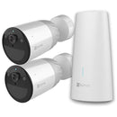 EZVIZ Wire-Free Security Kit. Includes 1x Base Station & 2x BC1 - Office Connect 2018