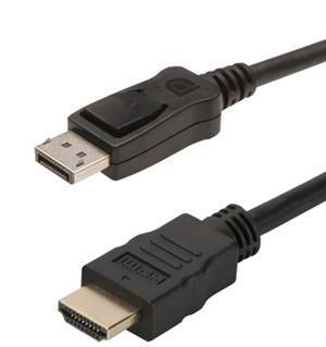 Digitus DisplayPort Source (M) to HDMI Display (M) 2m Monitor Cable - Office Connect