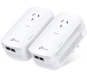 TP-Link PA9020PKIT AV2000 Powerline Kit 2x Dual Gigabit LAN Adapters - Office Connect