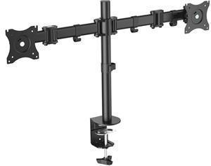 Digitus 15-27" Dual Monitor Stand with Clamp Base - Office Connect