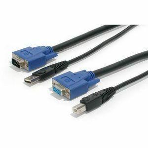 15 ft 2-in-1 Universal USB KVM Cable - Office Connect 2018