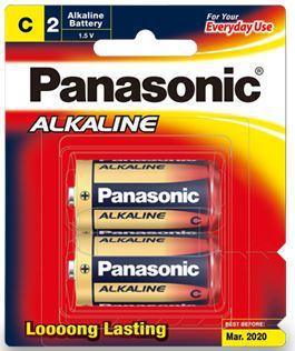 Panasonic C Alkaline Battery 2 Pack - Office Connect