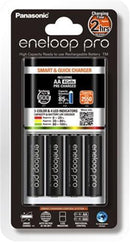 Panasonic Eneloop Quick Charger + 4 AA Eneloop Pro Batteries - Office Connect