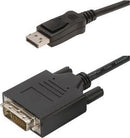 Digitus DisplayPort (M) to DVI-D (M) 2m Monitor Cable - Office Connect