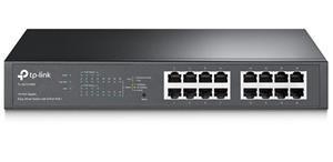 TP-Link SG1016PE 16 Port Gigabit Switch Easy Smart Rack Mount, 8x PoE+ - Office Connect