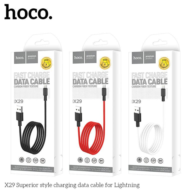 Fast Charge Cable w/ Carbon Fiber Style (X29) iOS - Office Connect