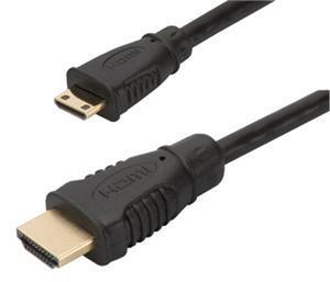 Digitus HDMI Type A (M) to HDMI Mini-C (M) 2.0m Monitor Cable - Office Connect