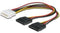 Digitus SATA (Dual) to Molex 0.34m Power Cable - Office Connect