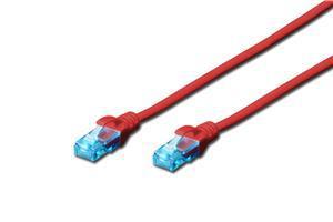 Digitus UTP CAT5e Patch Lead - 3M Red - Office Connect