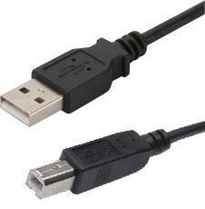 Digitus USB 2.0 Type A (M) to USB Type B (M) 1.8m Device Cable - Office Connect