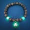 Energy Luminous Lotus Natural Stone Bracelet Yoga Healing Luminous Glow In The Dark Charm Beads Bracelet For Men Women Prayer Buddhism - Office Connect 2018