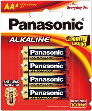 Panasonic AA Alkaline Battery 4 Pack - Office Connect