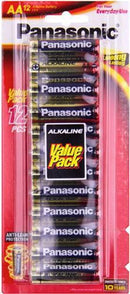 Panasonic AA Alkaline Battery 12 Pack - Office Connect