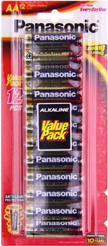 Panasonic AA Alkaline Battery 12 Pack - Office Connect