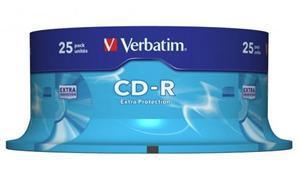 Verbatim CD-R 700MB 52x 25 Pack on Spindle - Office Connect