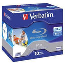 Verbatim BD-R 25GB 6X White Wide Printable 10 Pack in Jewel Cases - Office Connect