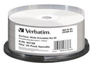 Verbatim BD-R 25GB 6X White Wide Printable 25 Pack on Spindle - Office Connect