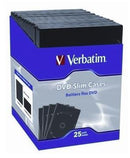 Verbatim DVD Black 25 Pack Slim DVD Cases - Office Connect