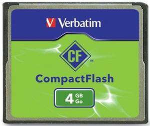 Verbatim Compact Flash Card 4GB - Office Connect