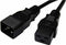 16A/250V IEC C20 (M) to IEC C19 (F) 1.0m Power Extension Cord - Office Connect 2018