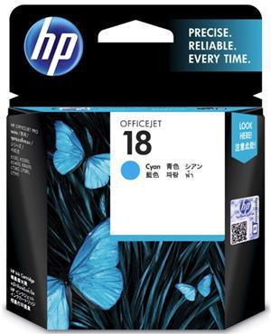 HP 18 Cyan Ink Cartridge - Office Connect