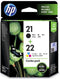 HP 21 Black /22 Tri-color Ink Cartridge COMBO PACK - Office Connect