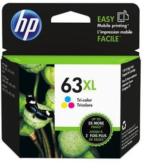 HP 63XL Tri-Colour High Yield Ink Cartridge - Office Connect