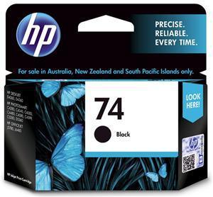 HP 74 Black Ink Cartridge - Office Connect