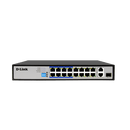 18-PORT POE SWITCH WITH 16 10/100MBPS POE+ PORTS (8 LONG REACH 250M) AND 2 GIGABIT UPLINKS WITH COMBO SFP. POE BUDGET 150W. - Office Connect 2018