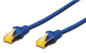 Digitus S-FTP CAT6A Patch Lead - 0.25M Blue - Office Connect