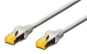 Digitus S-FTP CAT6A Patch Lead - 0.5M Grey - Office Connect