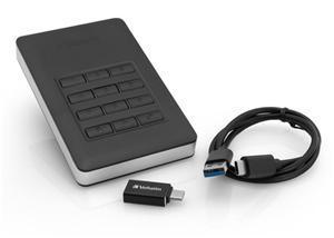 Verbatim Store 'n' Go Secure HDD with Encrypted Keypad Access HDD 1TB - Office Connect