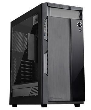 SilverStone PS14W ATX Mid Tower Case Black Window - Office Connect