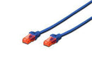 Digitus UTP CAT6 Patch Lead - 0.2M Blue - Office Connect