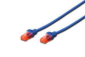 Digitus UTP CAT6 Patch Lead - 0.5M Blue - Office Connect