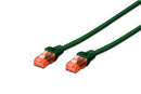 Digitus UTP CAT6 Patch Lead - 0.5M Green - Office Connect