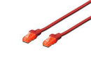 Digitus UTP CAT6 Patch Lead - 1M Red - Office Connect