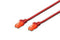 Digitus UTP CAT6 Patch Lead - 1M Red - Office Connect