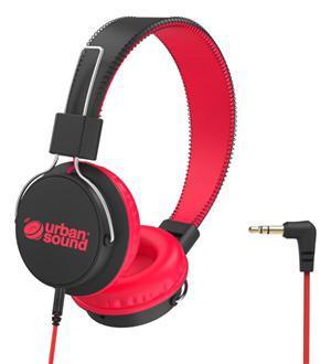 Verbatim Urban Sound Volume - Limiting Kids Headphones - Black/Red - Office Connect