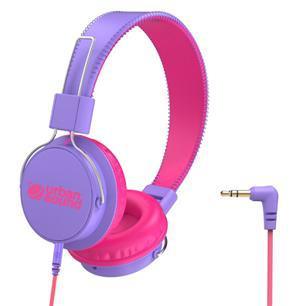 Verbatim Urban Sound Volume-Limiting Kids Headphones - Purple/Pink - Office Connect