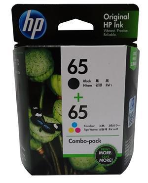 HP 65 Black & Tri Colour Ink Pack - Office Connect