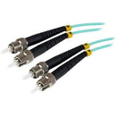 1m 10 Gb Aqua MM Fiber Patch Cable ST/ST - Office Connect 2018