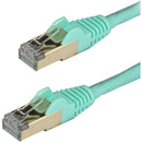 1m Aqua Cat6a Ethernet Cable - STP - Office Connect 2018