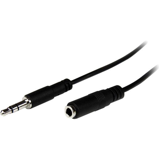 1m Slim 3.5mm Stereo Extension Cable M/F - Office Connect 2018